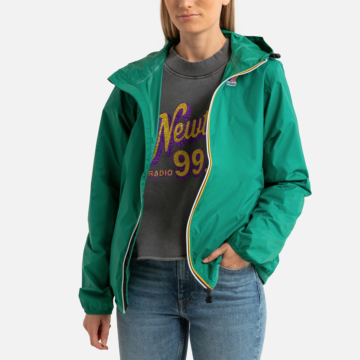 K-Way Coupe-vent à Capuche Unisexe LE VRAI 3.0 CLAUDE 1 K-Way Coupe-vent à Capuche Unisexe LE VRAI 3.0 CLAUDE