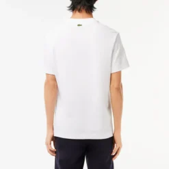 Lacoste T-shirt Col Rond En Coton -Mode Décontractée 56576aa8fb8601242604173108533e85