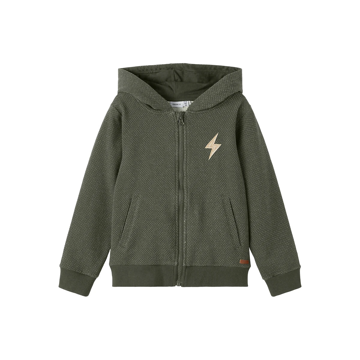 NAME IT Sweat Zippé à Capuche Imprimé éclair 1 NAME IT Sweat Zippé à Capuche Imprimé éclair