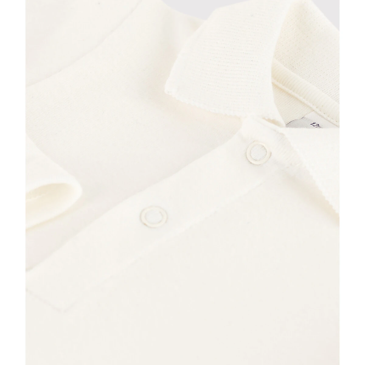 PETIT BATEAU Body Manches Longues Bébé Col Polo En Coton 3 PETIT BATEAU Body Manches Longues Bébé Col Polo En Coton – Image 3
