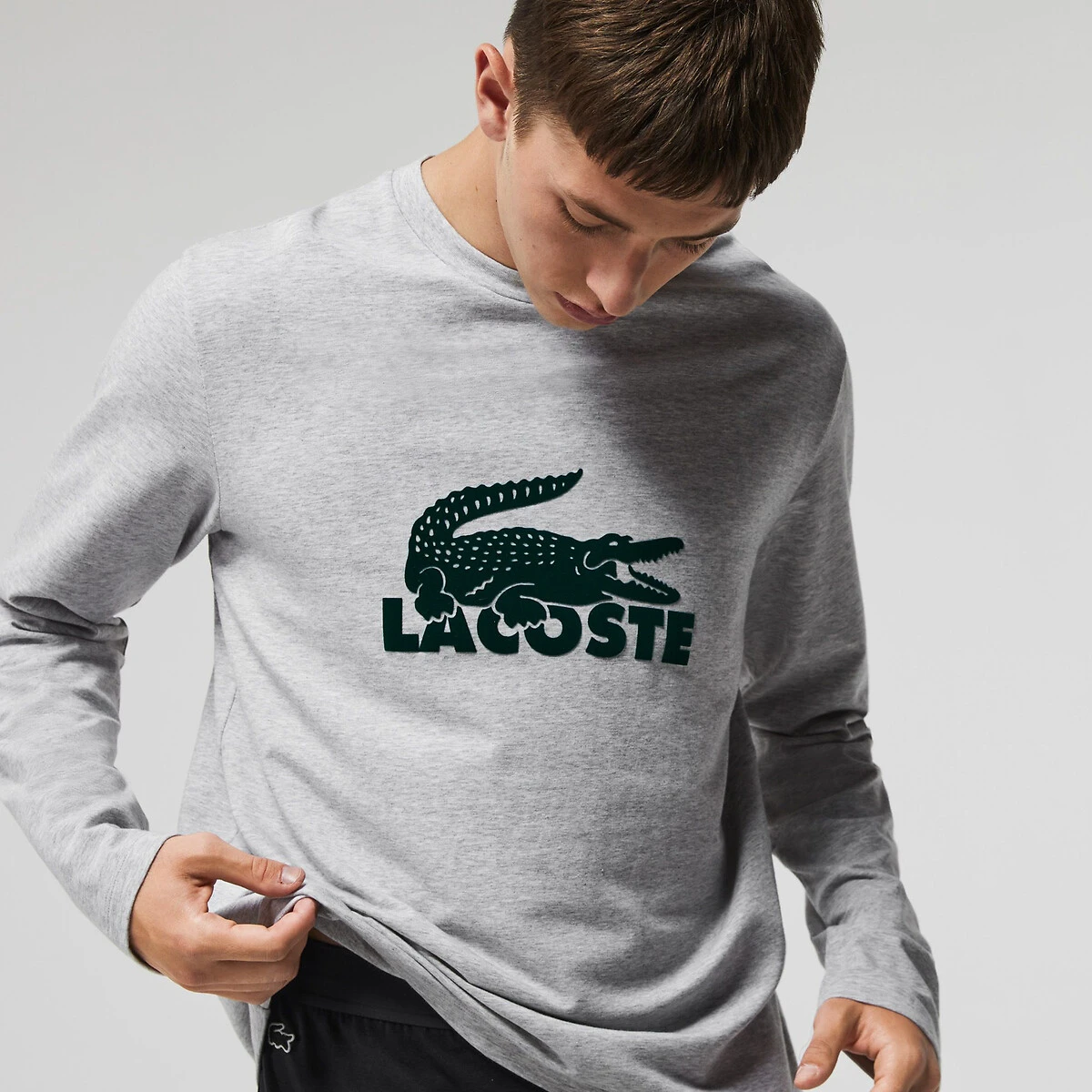 Lacoste Pyjama Manches Longues Gros Logo 2 Lacoste Pyjama Manches Longues Gros Logo – Image 2