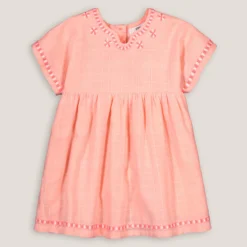 Robe Manches Courtes Brodée 8 Robe Manches Courtes Brodée -Mode Décontractée 5978c0d281d81960c08630f77a00572d