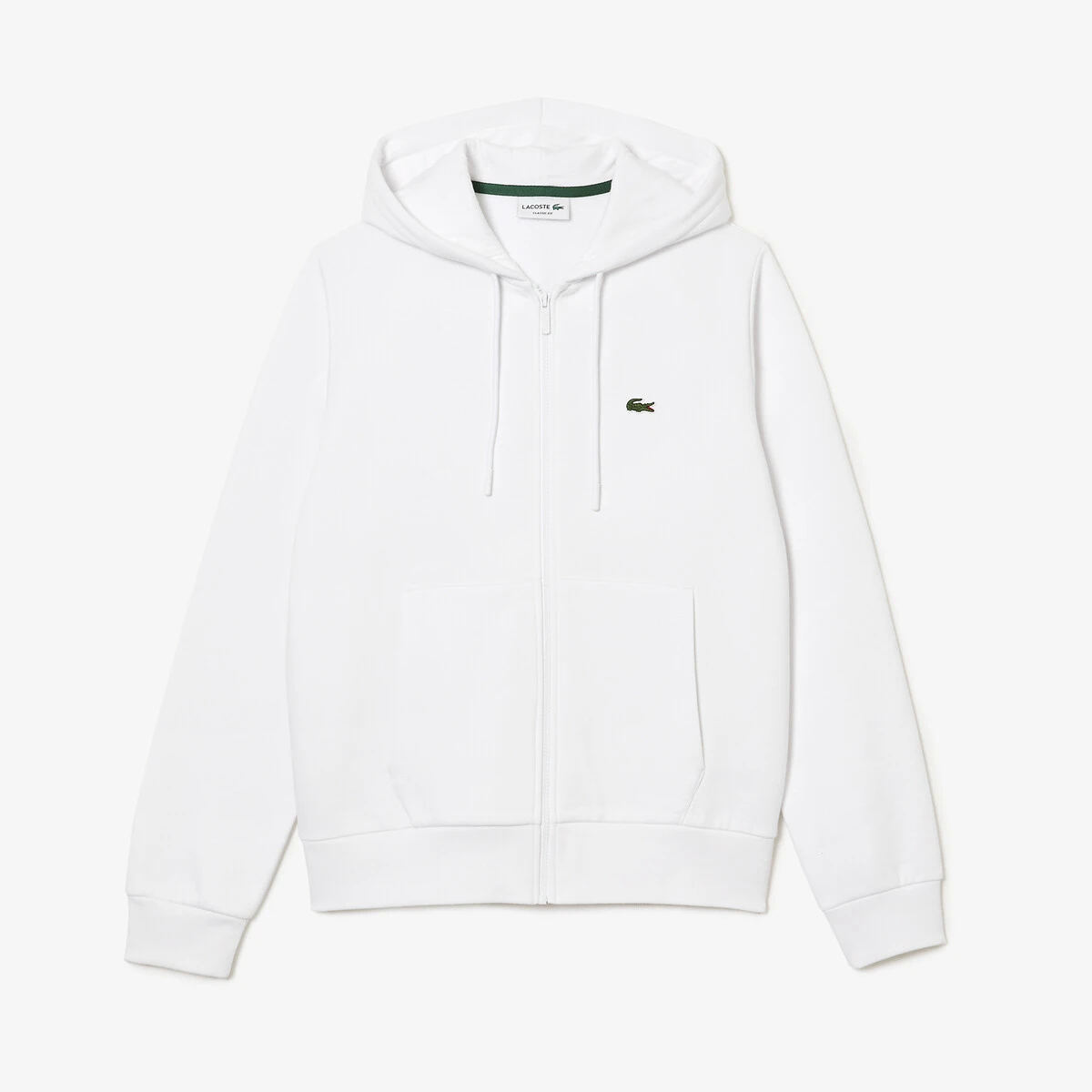 Lacoste Sweat Zippé à Capuche En Coton 6 Lacoste Sweat Zippé à Capuche En Coton – Image 6