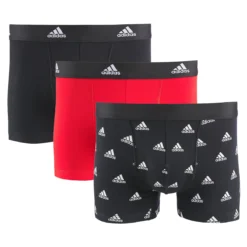 ADIDAS PERFORMANCE Lot De 3 Boxers Active 2 Unis + 1 Imprimé