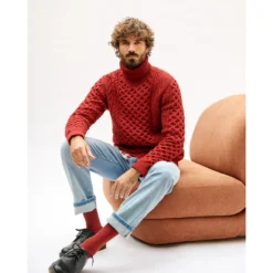 Pull Col Roulé Maille Torsadée -Mode Décontractée 5a8caffa465f87ae245c543eb5f25dc4 1