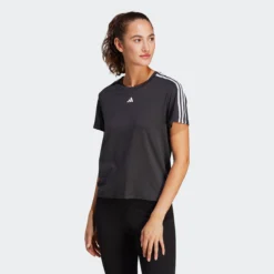 ADIDAS PERFORMANCE Short De Sport Taille Haute Essentials 3 Stripes -Mode Décontractée 5c65afc16d7b298f43daed9973a7e157