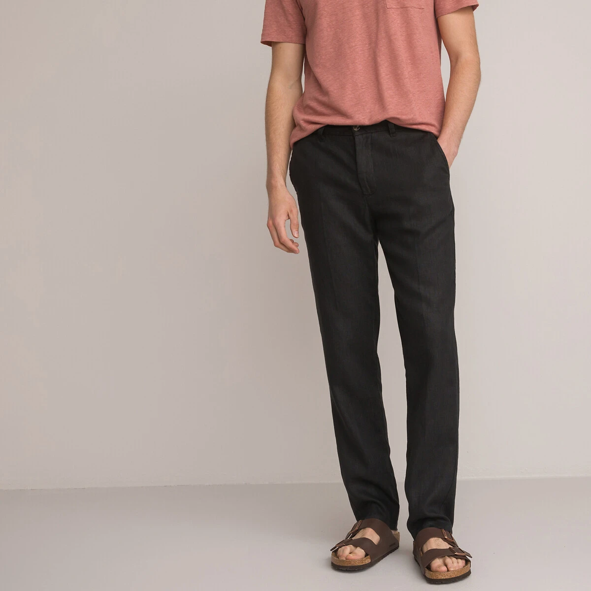 Pantalon Droit En Lin 6 Pantalon Droit En Lin – Image 6