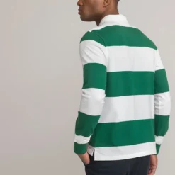 Polo Rayé En Coton, Manches Longues 8 Polo Rayé En Coton, Manches Longues -Mode Décontractée 5ec1134ad7022d434699e80f227ae002