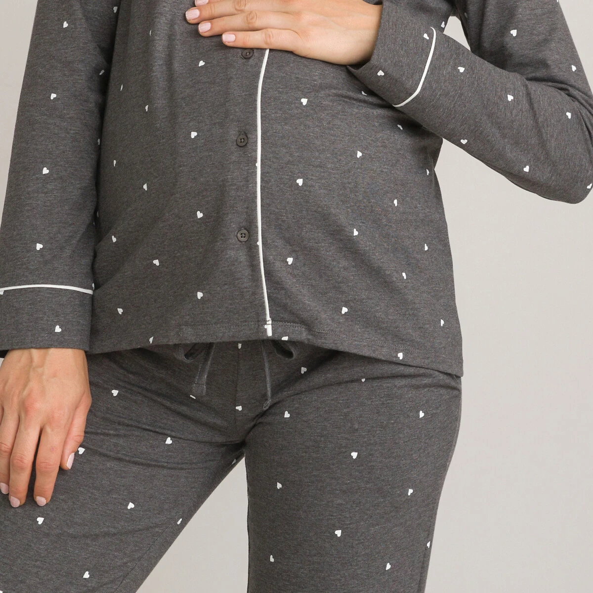 Pyjaveste De Maternité Manches Longues 4 Pyjaveste De Maternité Manches Longues – Image 4