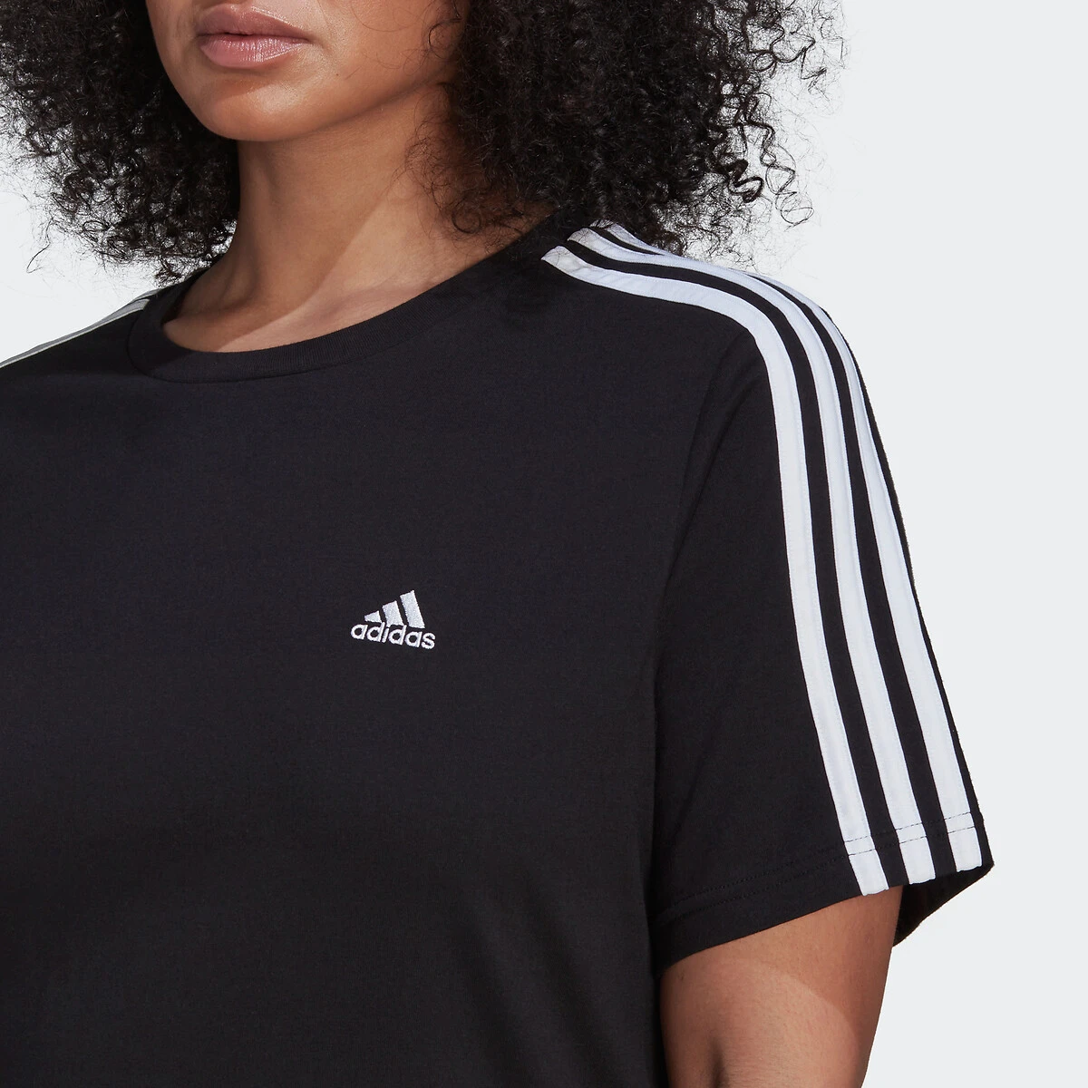 Adidas Sportswear T-shirt Essentials Slim 3-Stripes 4 Adidas Sportswear T-shirt Essentials Slim 3-Stripes – Image 4