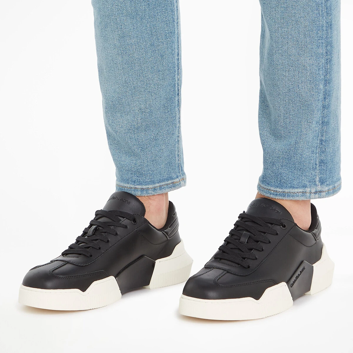 Calvin Klein Jeans Baskets Cuir Chunky Cupsole 4 Calvin Klein Jeans Baskets Cuir Chunky Cupsole – Image 4