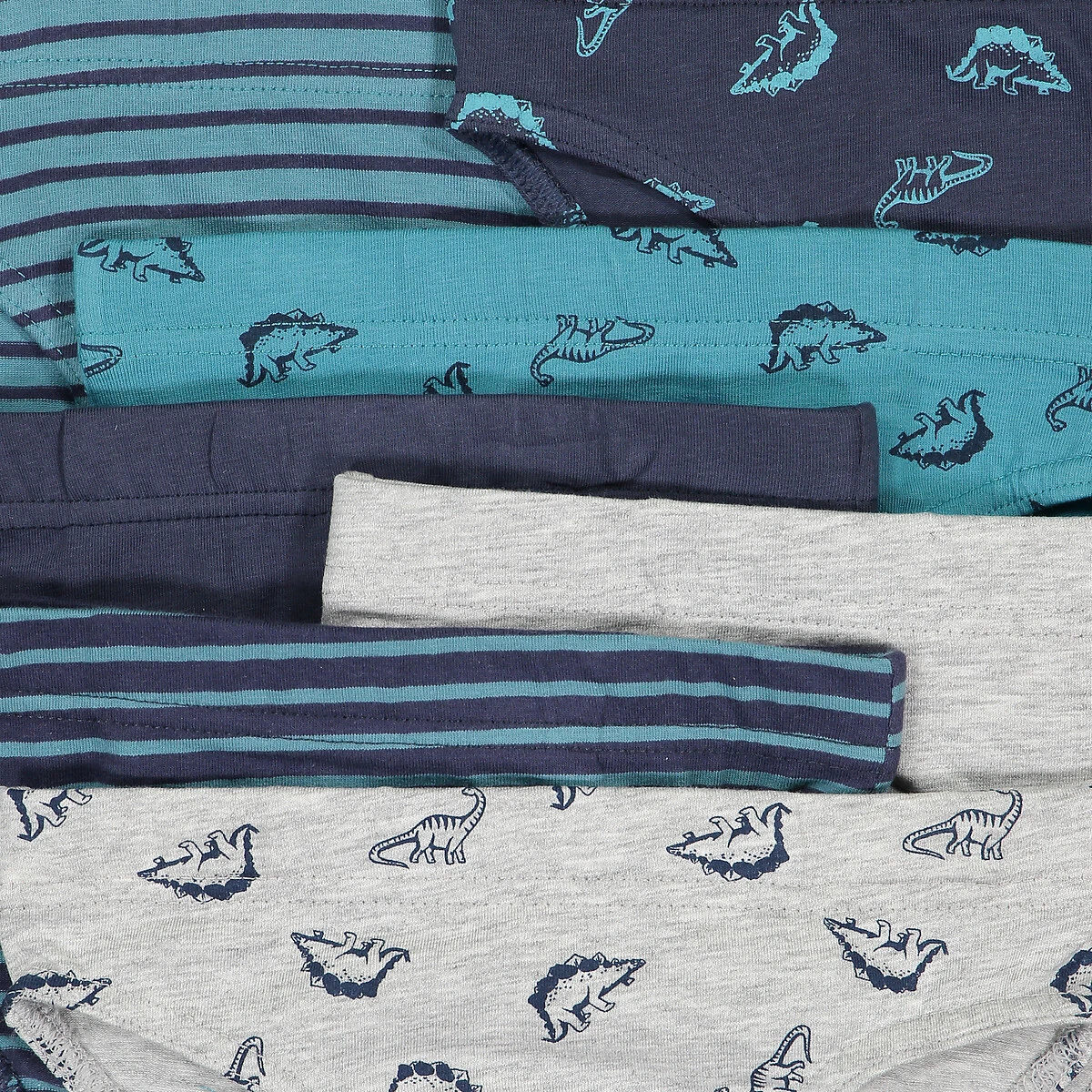 Lot De 7 Slips En Jersey Imprimé Dinosaure 2 Lot De 7 Slips En Jersey Imprimé Dinosaure – Image 2