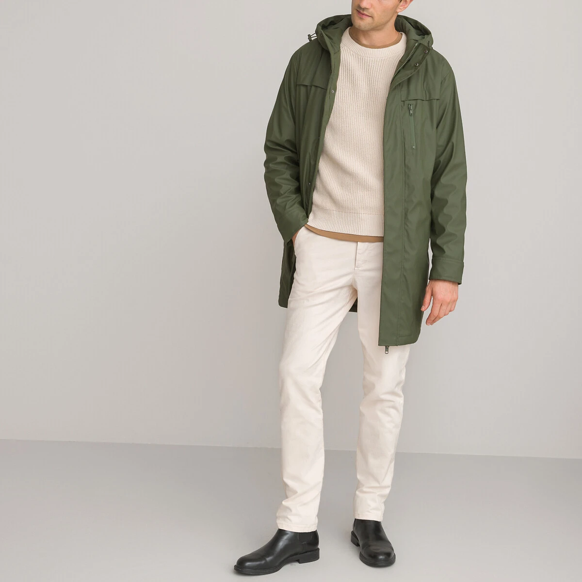 Parka Mi-longue Col Montant 2 Parka Mi-longue Col Montant – Image 2