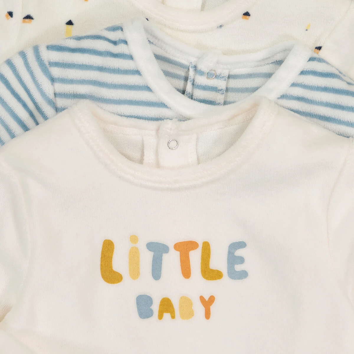 Lot De 3 Pyjamas En Velours 3 Lot De 3 Pyjamas En Velours – Image 3