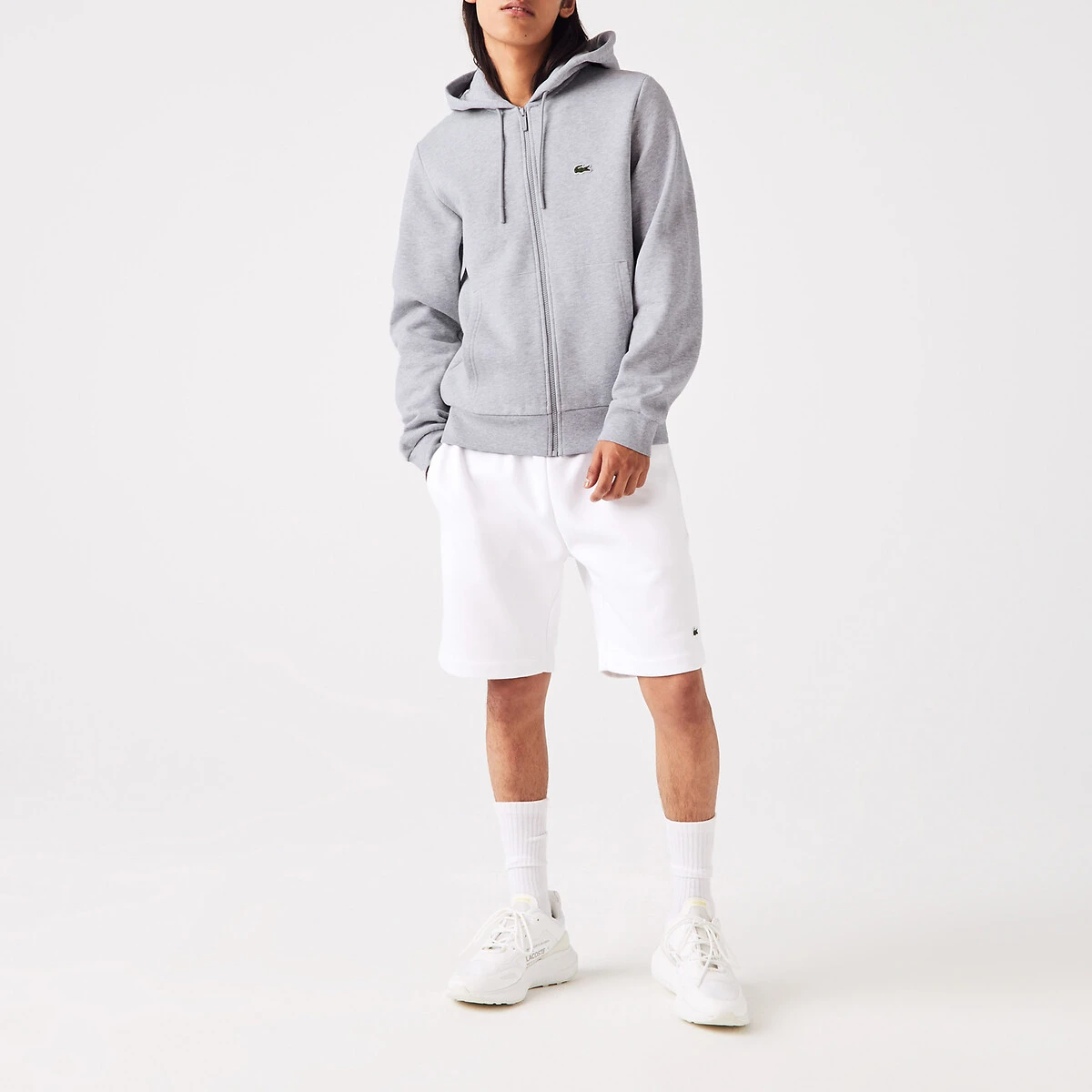 Lacoste Sweat Zippé à Capuche En Coton 10 Lacoste Sweat Zippé à Capuche En Coton – Image 10