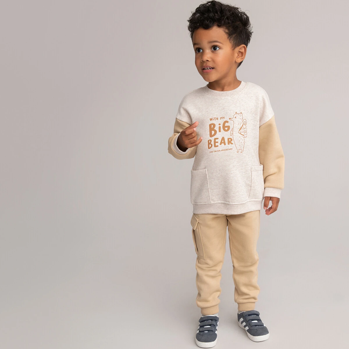 Ensemble 2 Pièces En Molleton, Motif Ours 1 Ensemble 2 Pièces En Molleton, Motif Ours