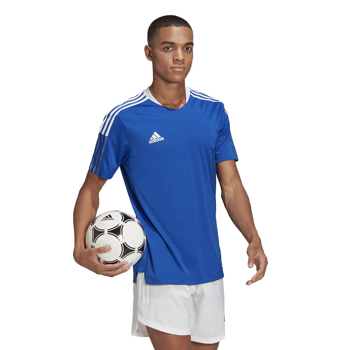ADIDAS PERFORMANCE T-shirt De Football 3 Bandes Tiro 21 2 ADIDAS PERFORMANCE T-shirt De Football 3 Bandes Tiro 21 – Image 2