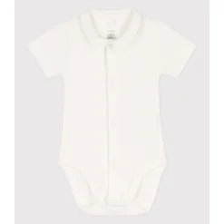 PETIT BATEAU Body Manches Courtes, Col Claudine