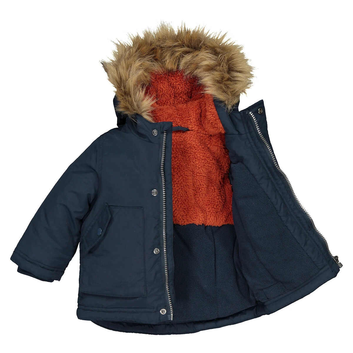 Parka Capuche Chaude Doublée Polaire 3 Parka Capuche Chaude Doublée Polaire – Image 3