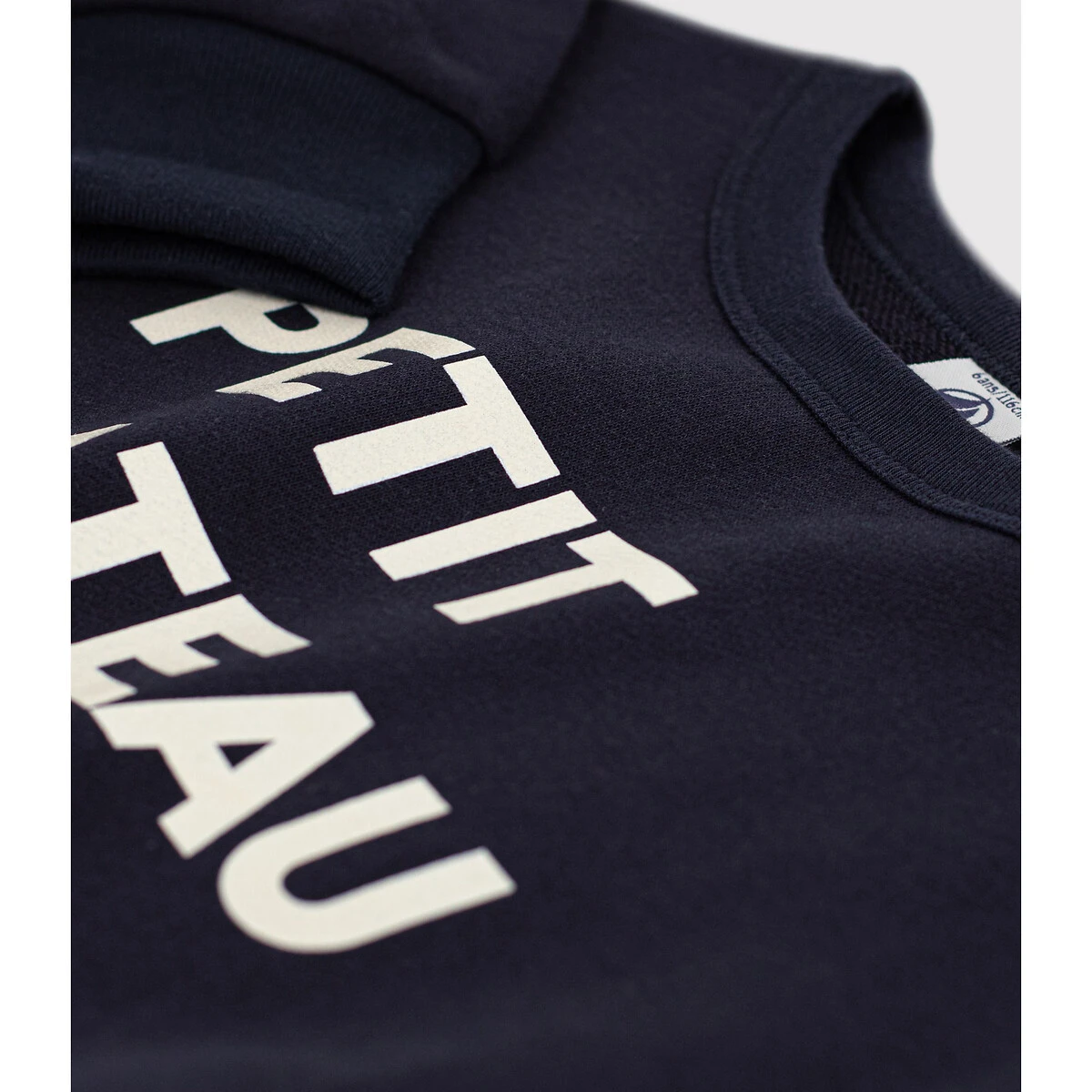 PETIT BATEAU Sweat Col Rond En Coton 5 PETIT BATEAU Sweat Col Rond En Coton – Image 5