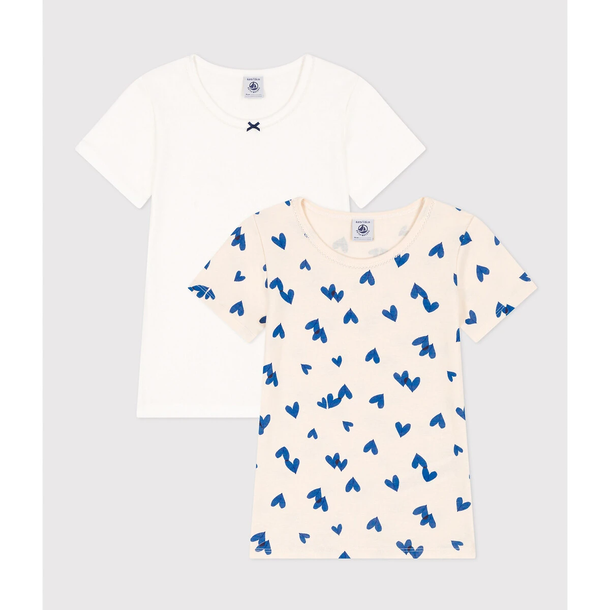 PETIT BATEAU Lot De 2 T-shirts De Corps Manches Courtes 1 PETIT BATEAU Lot De 2 T-shirts De Corps Manches Courtes