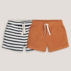 Lot De 2 Shorts En éponge