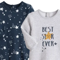 Lot De 2 Pyjamas Molleton Coton 5 Lot De 2 Pyjamas Molleton Coton -Mode Décontractée 6fef4b3a477cfdfd4847dc5197aed38e