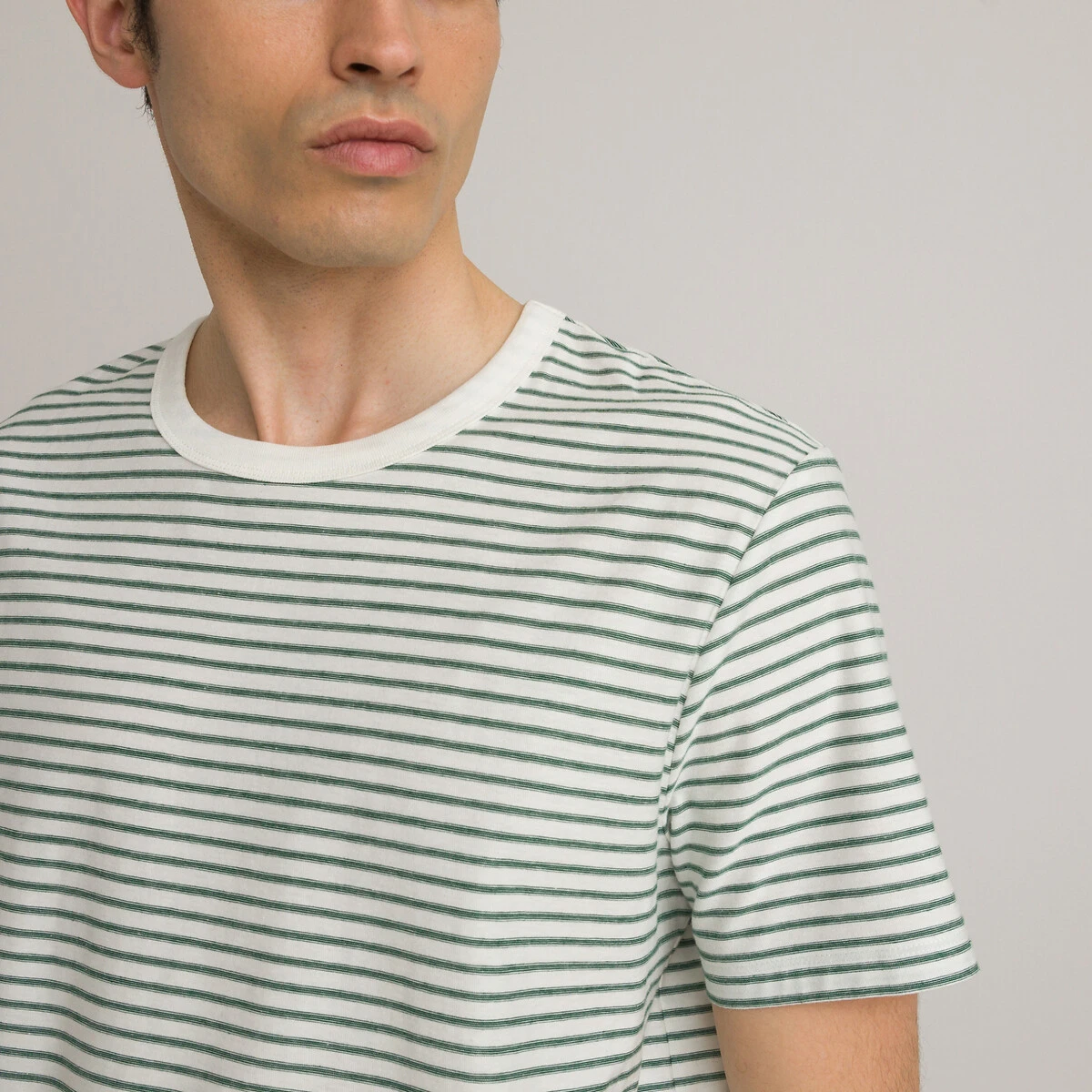 T-shirt Imprimé En Coton Col Rond Manches Courtes 10 T-shirt Imprimé En Coton Col Rond Manches Courtes – Image 10