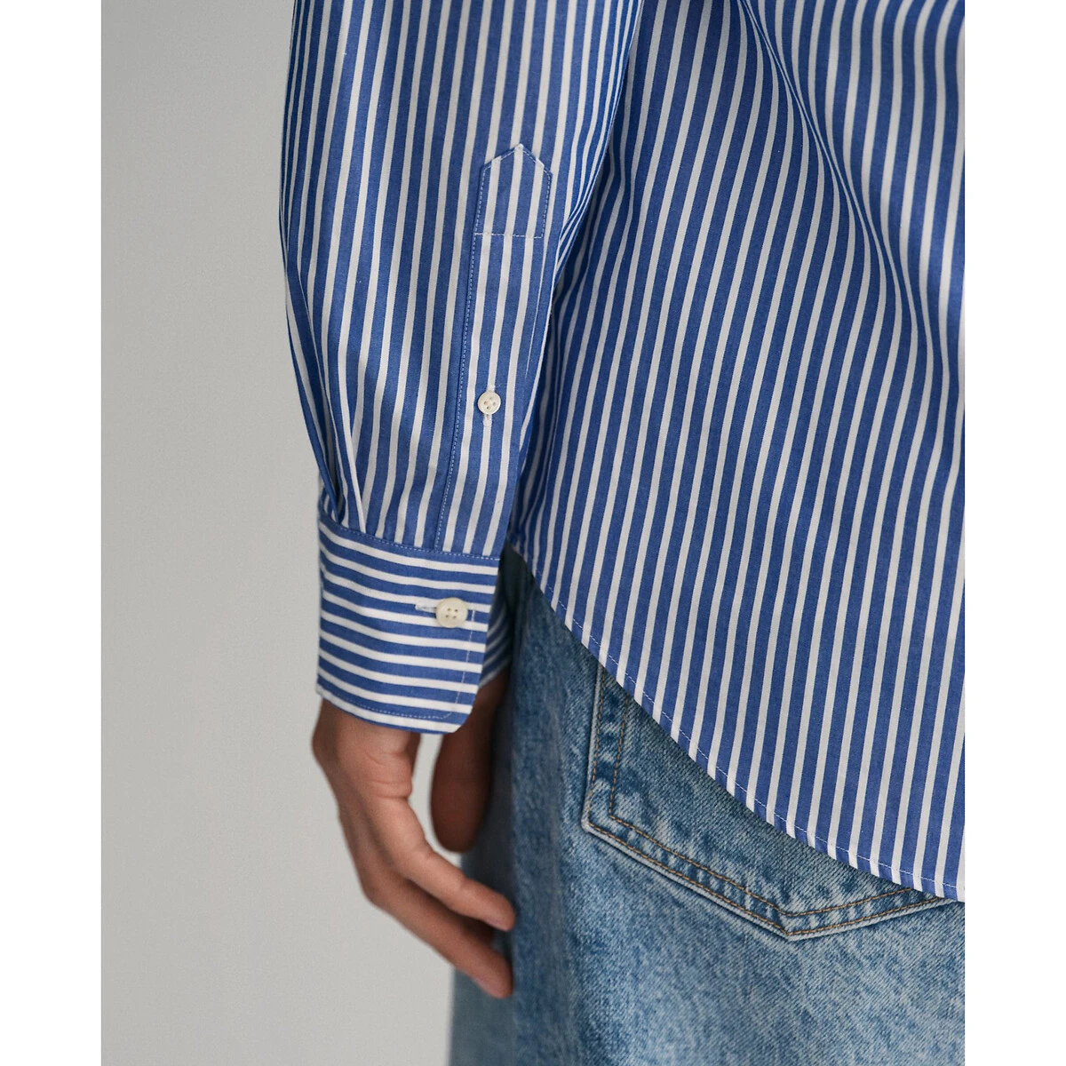 Gant Chemise Droite En Popeline Rayée 4 Gant Chemise Droite En Popeline Rayée – Image 4