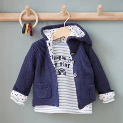 Gilet à Capuche Boutonné Et Doublé, Coton Bio 10 Gilet à Capuche Boutonné Et Doublé, Coton Bio -Mode Décontractée 70633a7ff86bfcfa8f1794f6d6869a0a