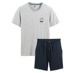 Pyjashort Manches Courtes Encolure Ronde -Mode Décontractée 726832a36e3b97a4f78971d7ac00b714