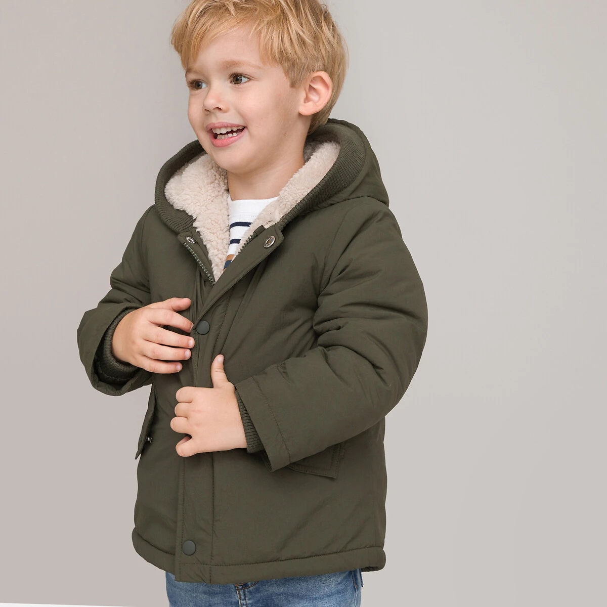 Parka Hiver Doublée Imitation Fourrure 2 Parka Hiver Doublée Imitation Fourrure – Image 2