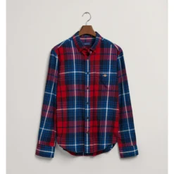 Gant Chemise Droite En Flanelle. -Mode Décontractée 74834240bcc33581fa621cb82077c24a