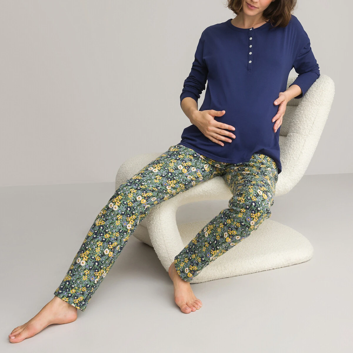 Pyjama De Grossesse Manches Longues 2 Pyjama De Grossesse Manches Longues – Image 2