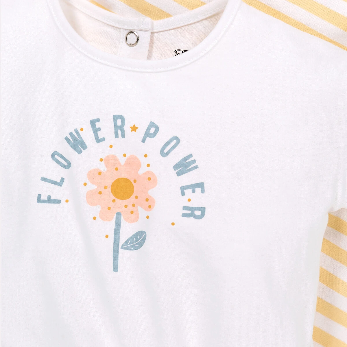 Lot De 2 T-shirts, Manches Courtes Volantées 5 Lot De 2 T-shirts, Manches Courtes Volantées – Image 5