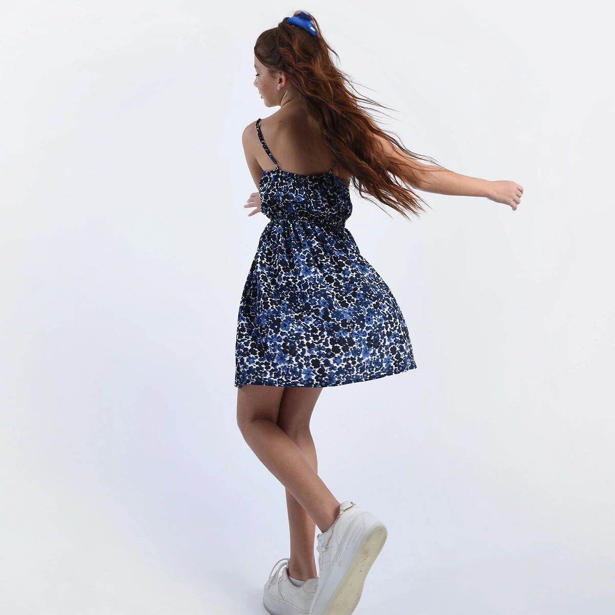 Robe Fines Bretelles, Imprimé Fleurs 6 Robe Fines Bretelles, Imprimé Fleurs – Image 6