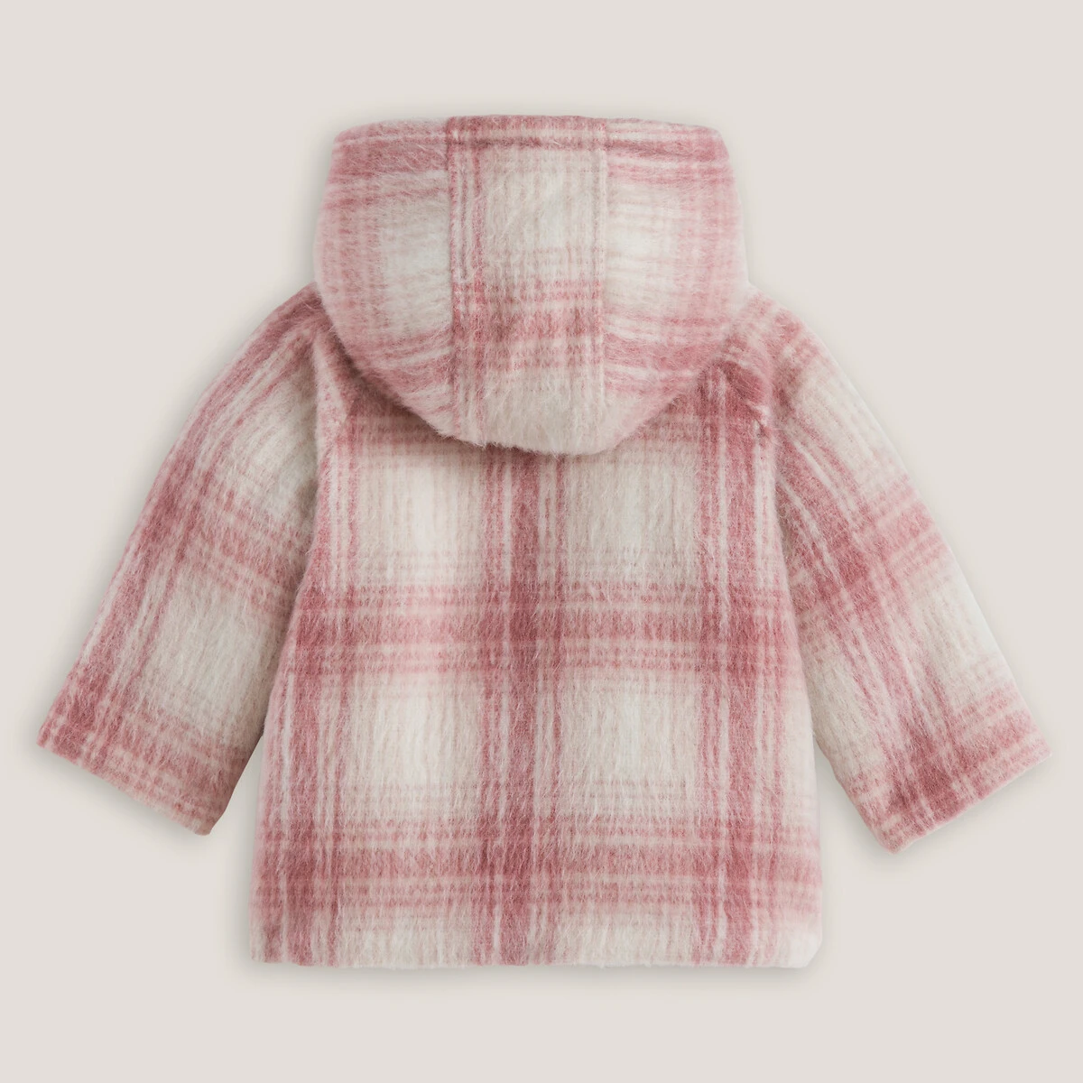 Manteau Chaud à Capuche Et à Carreaux 4 Manteau Chaud à Capuche Et à Carreaux – Image 4