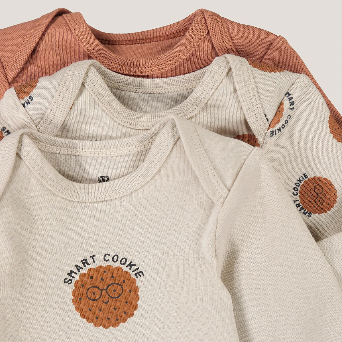 Lot De 3 Bodies Manches Longues, Thème Cookies 2 Lot De 3 Bodies Manches Longues, Thème Cookies – Image 2