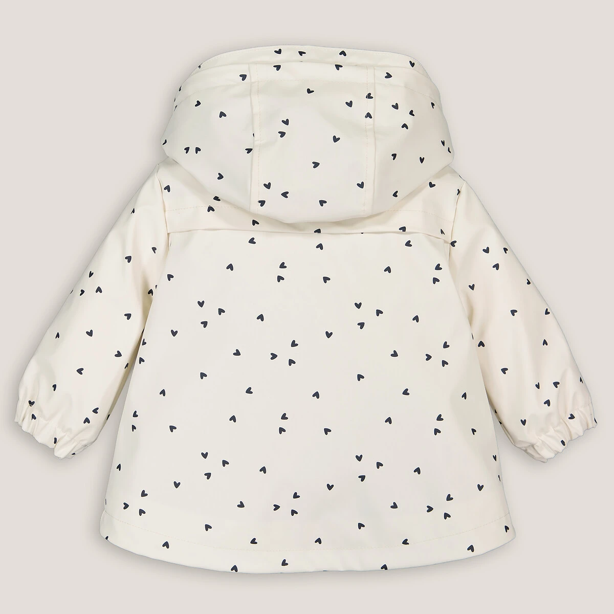 Parka à Capuche En Gomme, Imprimé Coeurs 4 Parka à Capuche En Gomme, Imprimé Coeurs – Image 4