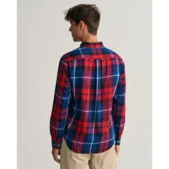 Gant Chemise Droite En Flanelle. -Mode Décontractée 7cbd733dc43f4a5b4946bfb4733905c4