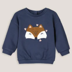 Sweat En Molleton, Motif Renard En Bouclette -Mode Décontractée 7d578cc2d1ef6e18b686bcc1de14caef