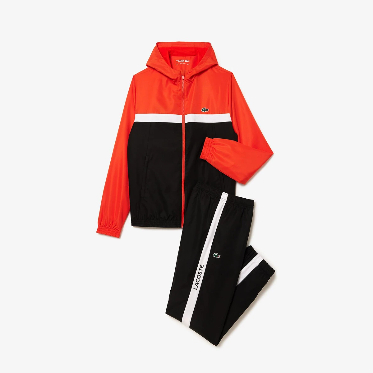 Lacoste Survêtement à Capuche En Polyester 1 Lacoste Survêtement à Capuche En Polyester