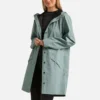Rains Coupe-vent Mi-long à Capuche Unisexe LONG JACKET