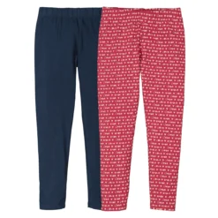 Lot De 2 Leggings Uni + Imprimé -Mode Décontractée 8073dda9bdde946226c09e43b3670d3e