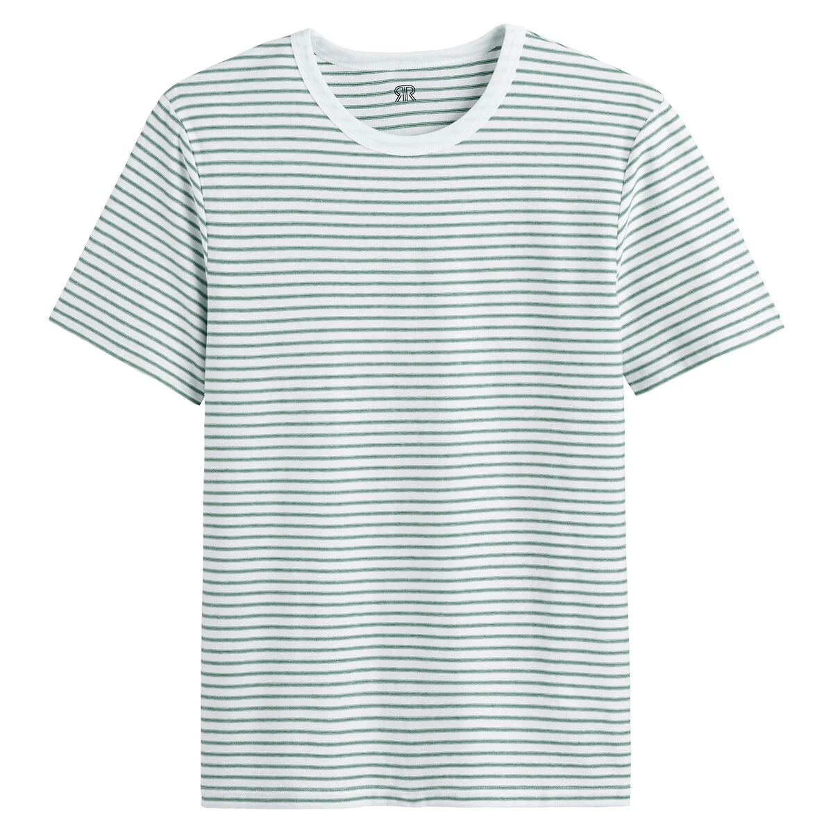 T-shirt Imprimé En Coton Col Rond Manches Courtes 12 T-shirt Imprimé En Coton Col Rond Manches Courtes – Image 12