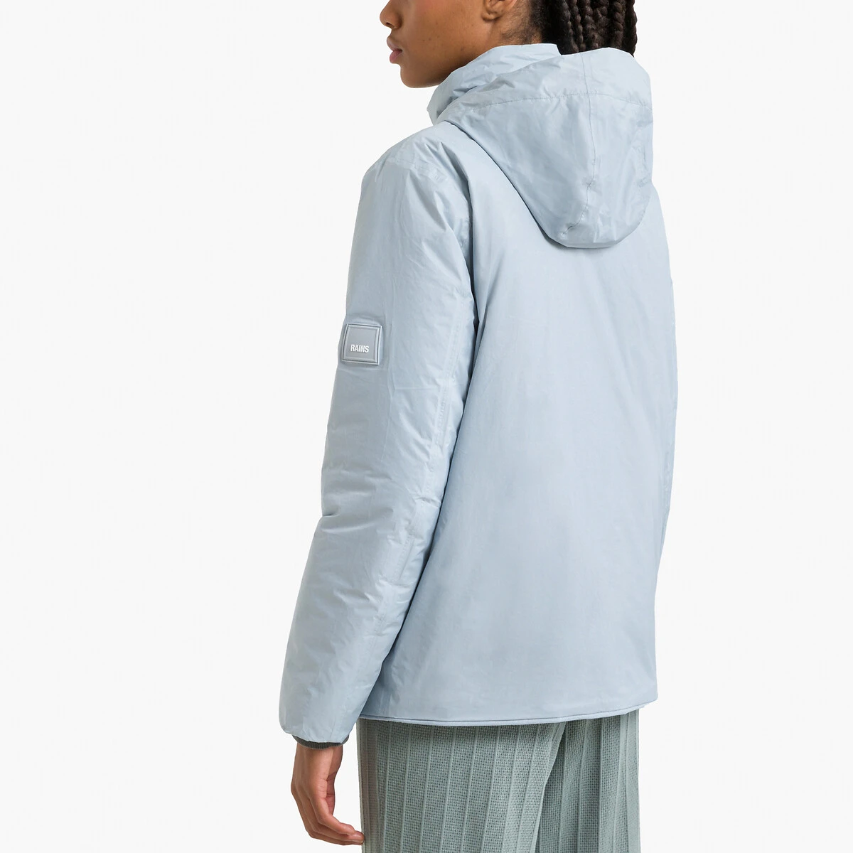 Rains Coupe-vent Mi-long Zippé Unisexe FUSE JACKET 4 Rains Coupe-vent Mi-long Zippé Unisexe FUSE JACKET – Image 4