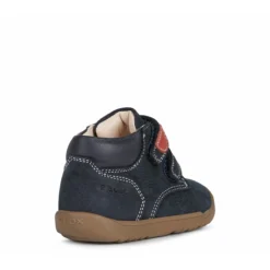 Geox Baskets Cuir Premiers Pas à Scratch Macchia -Mode Décontractée 814e6200e69902f251b9b2f00f3499a4