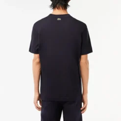 Lacoste T-shirt Col Rond En Coton -Mode Décontractée 818c9245e1c54e738efad9b28830592a