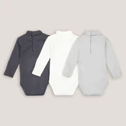 Lot De 3 Bodies Manches Longues Coton Bio 6 Lot De 3 Bodies Manches Longues Coton Bio -Mode Décontractée 824be31c181cf7a53e0280134c819b74