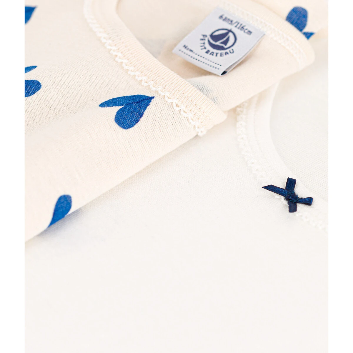 PETIT BATEAU Lot De 2 T-shirts De Corps Manches Courtes 3 PETIT BATEAU Lot De 2 T-shirts De Corps Manches Courtes – Image 3